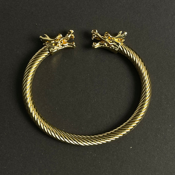 Alpha Dragon Stainless Steel Bracelet for Men