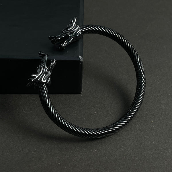 Alpha Dragon Stainless Steel Bracelet for Men