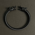 Alpha Dragon Stainless Steel Bracelet for Men