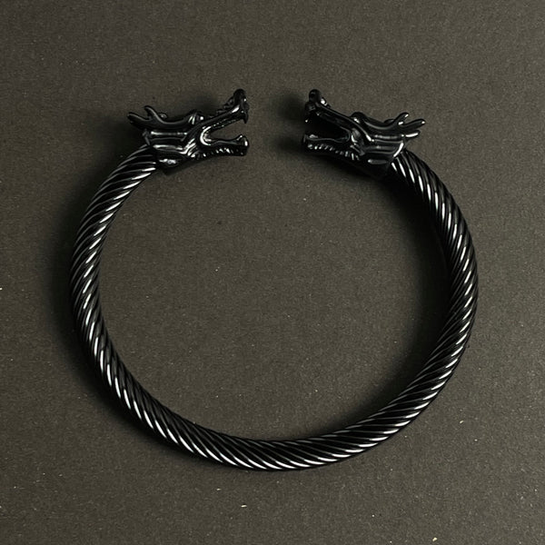 Alpha Dragon Stainless Steel Bracelet for Men