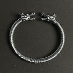 Alpha Dragon Stainless Steel Bracelet for Men