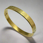 Majestic Golden  Silver Cuff Bracelet For Men