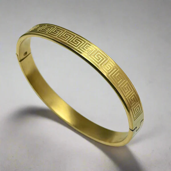 Majestic Golden  Silver Cuff Bracelet For Men