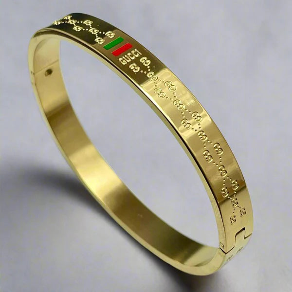 Imperial Golden Cuff Bracelet For Men