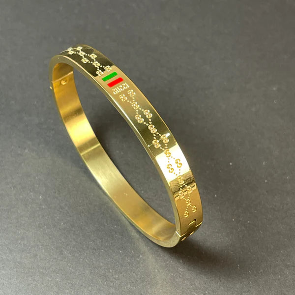 Imperial Golden Cuff Bracelet For Men